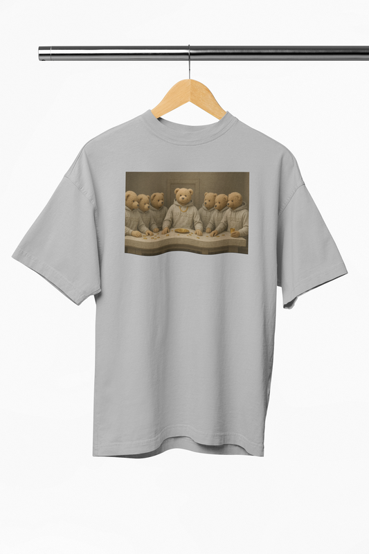 Last supper bear t-shirt