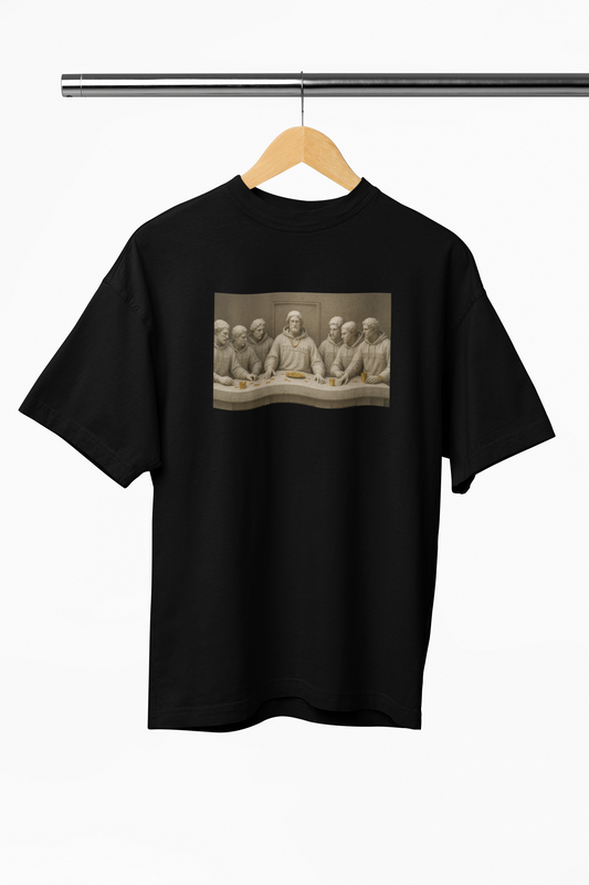 Last supper marble statue t-shirt