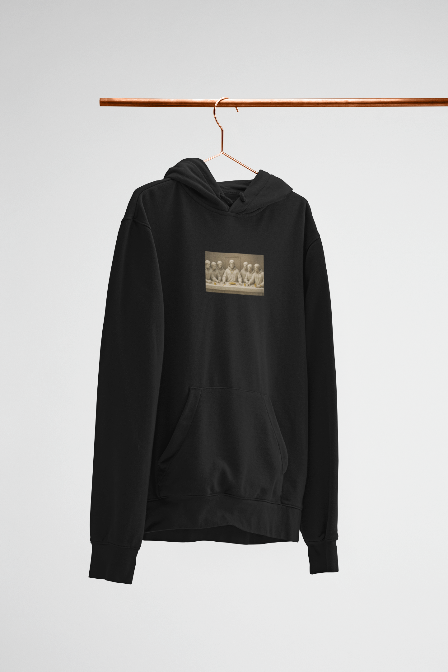 last supper marble statue hoodie
