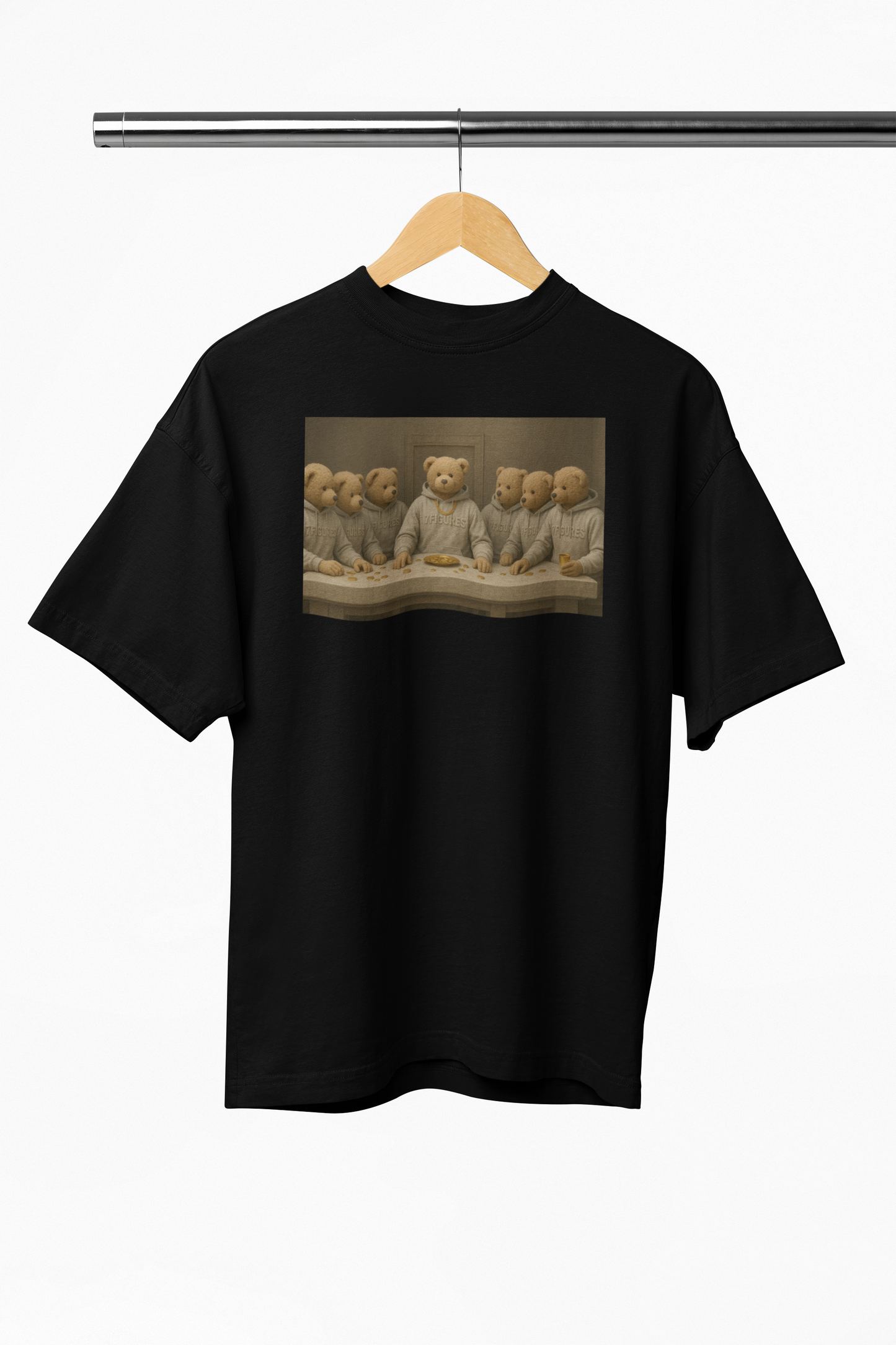 Last supper bear t-shirt