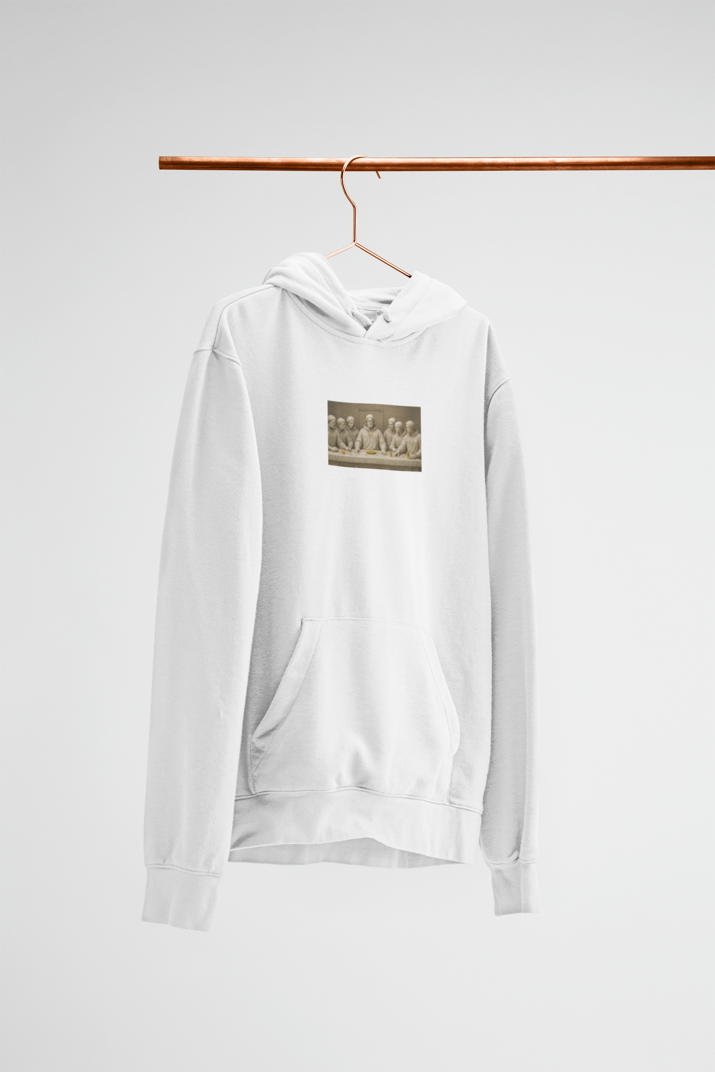 last supper marble statue hoodie