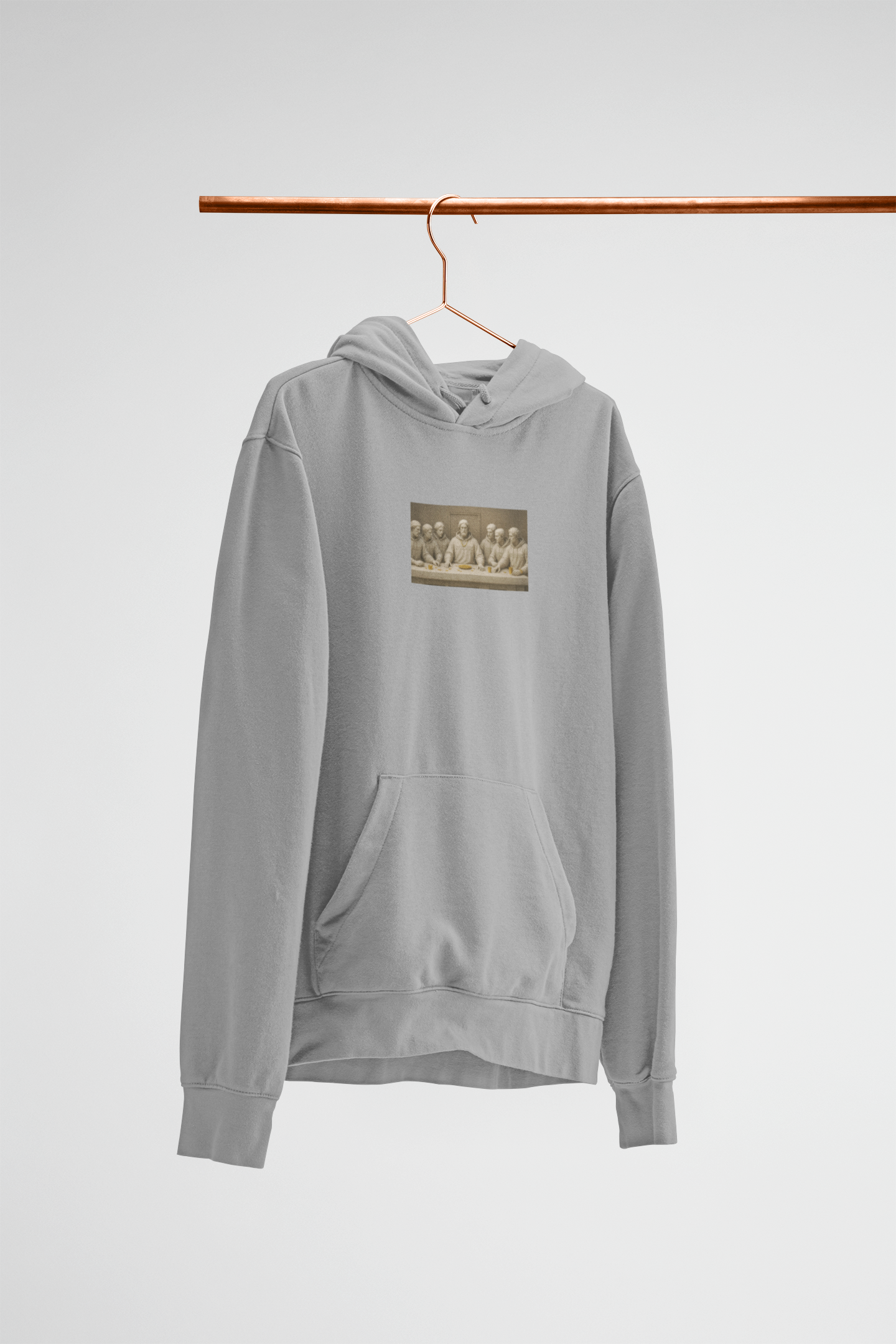 last supper marble statue hoodie