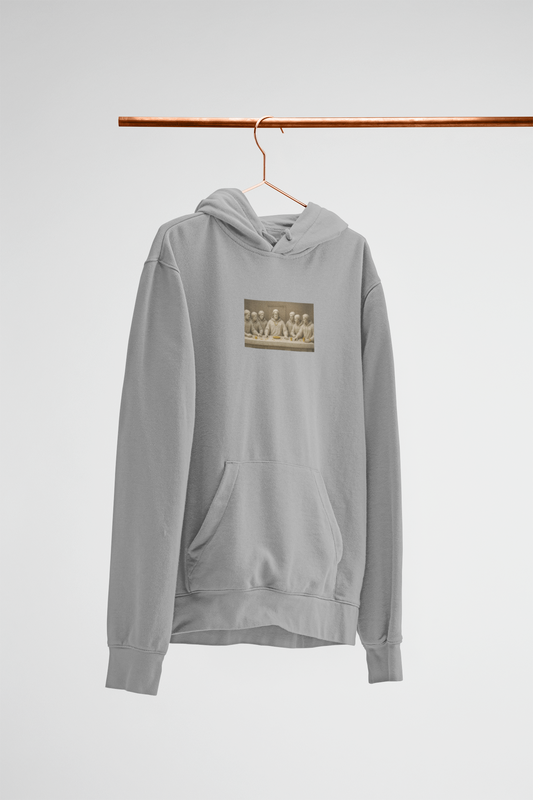 last supper marble statue hoodie